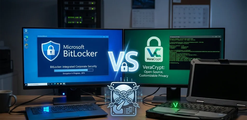 A Security Showdown BitLocker vs VeraCrypt for Disk Encryption