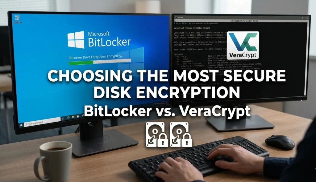 Choosing the Most Secure Disk Encryption BitLocker vs VeraCrypt