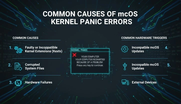 Common Causes of macOS Kernel Panic Errors Common Causes of macOS Kernel Panic Errors