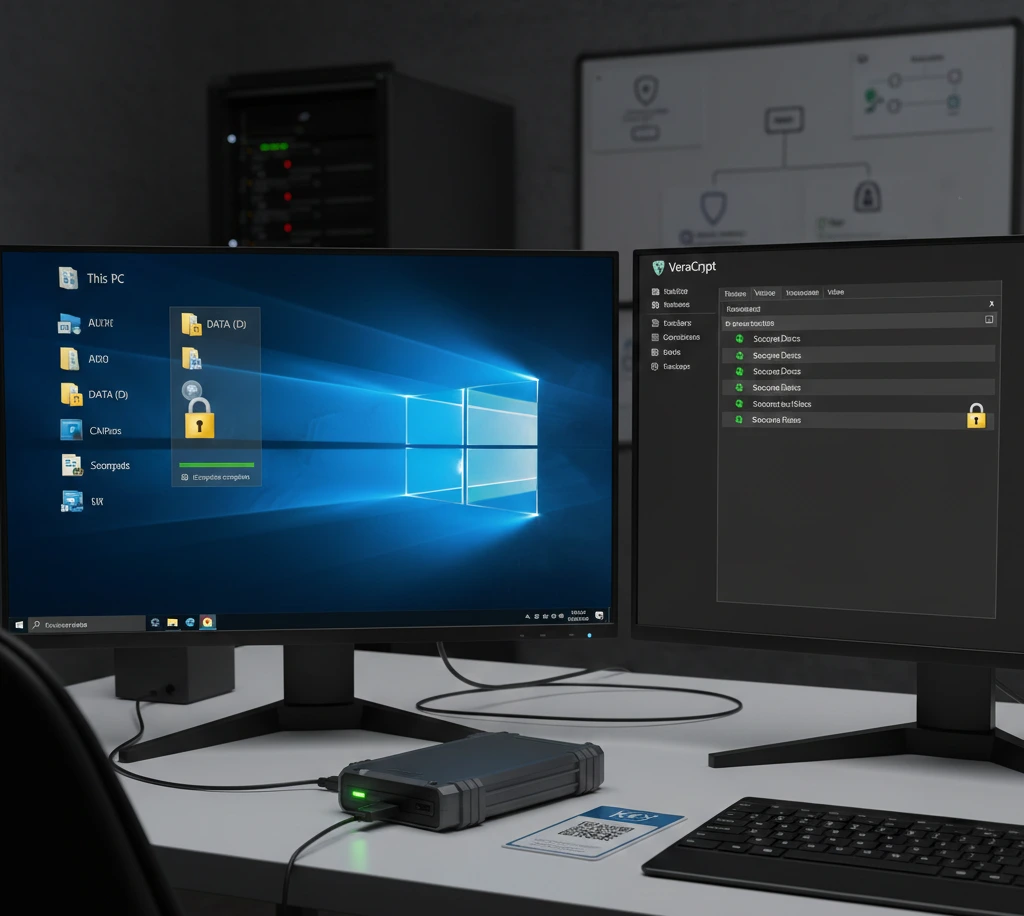 Evaluating BitLocker and VeraCrypt for Maximum Disk Security