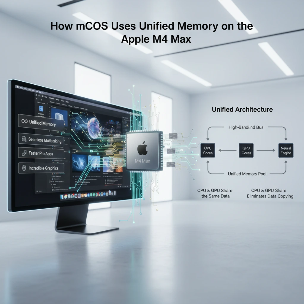 How macOS Uses Unified Memory on the Apple M4 Max