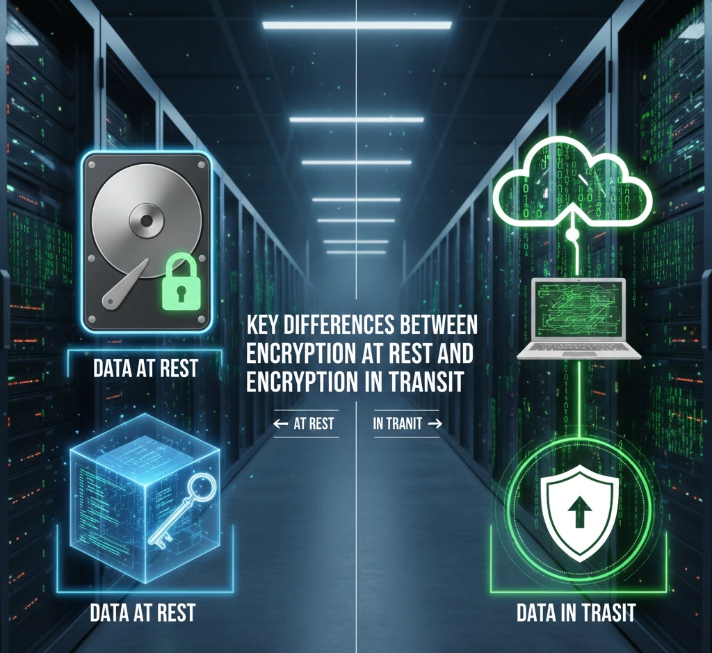 Key Differences Between Encryption at Rest and Encryption in Transit