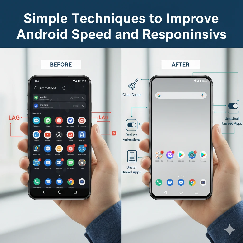 Simple Techniques to Improve Android Speed and Responsiveness