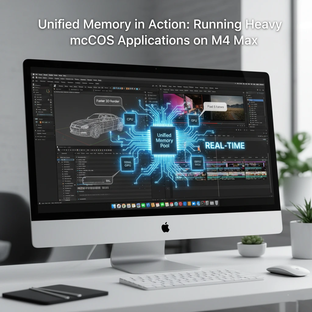 Unified Memory in Action Running Heavy macOS Applications on M4 Max