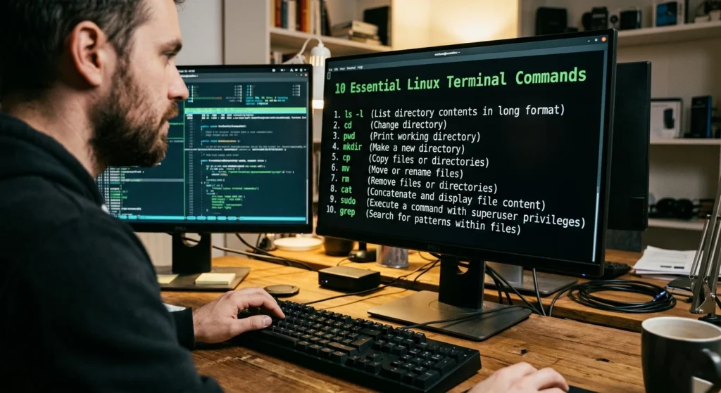 10 Essential Linux Terminal Commands 10 Essential Linux Terminal Commands