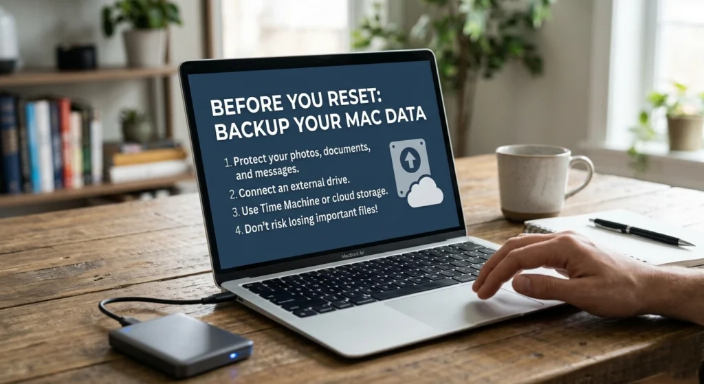 Backup Your Mac Data Before Resetting