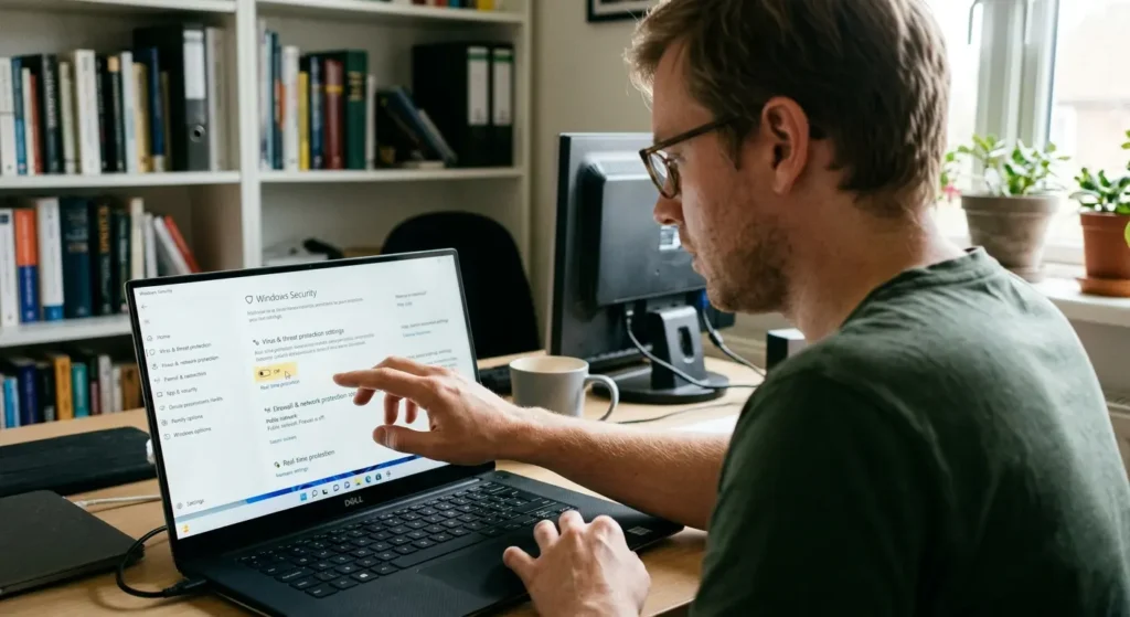Disable Antivirus or Firewall Temporarily if Needed