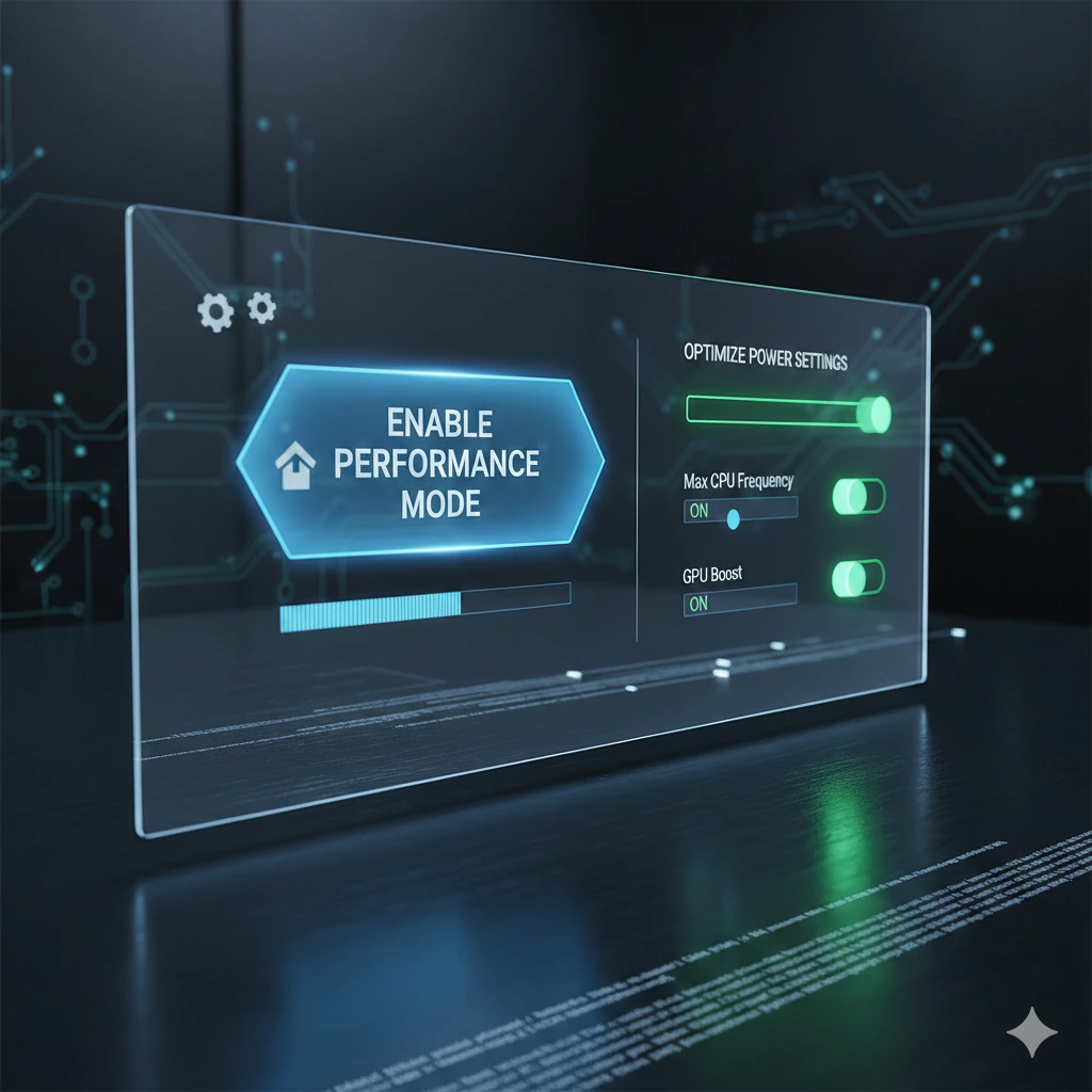 Enable Performance Mode and Optimize Power Settings Enable Performance Mode and Optimize Power Settings