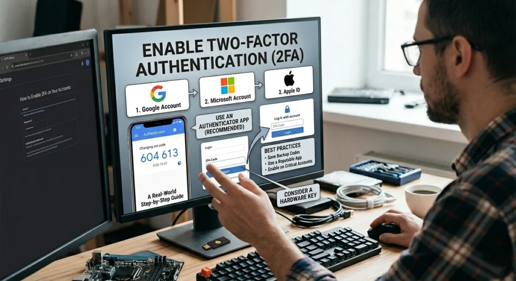 Enable Two-Factor Authentication (2FA)