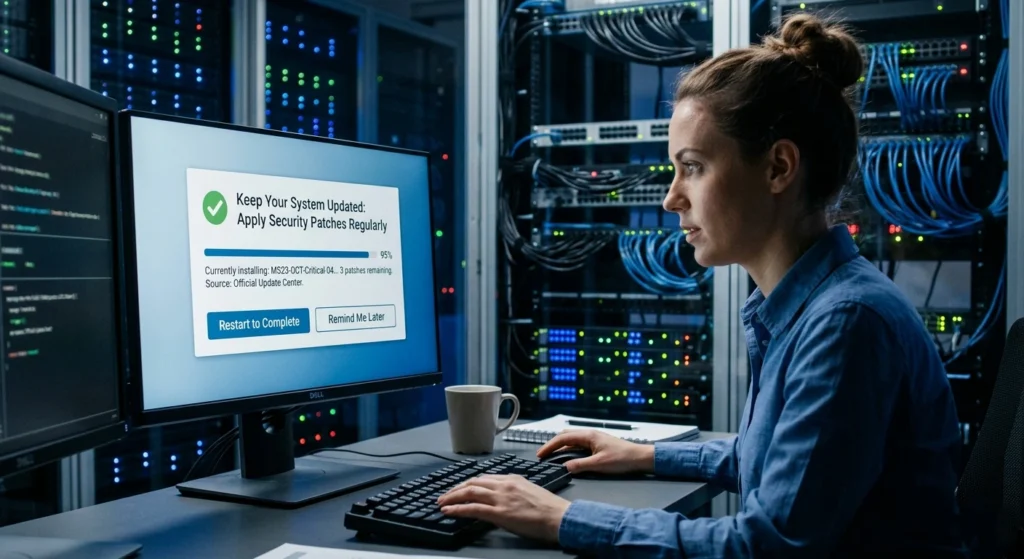 Keep Your System Updated Apply Security Patches Regularly Keep Your System Updated Apply Security Patches Regularly