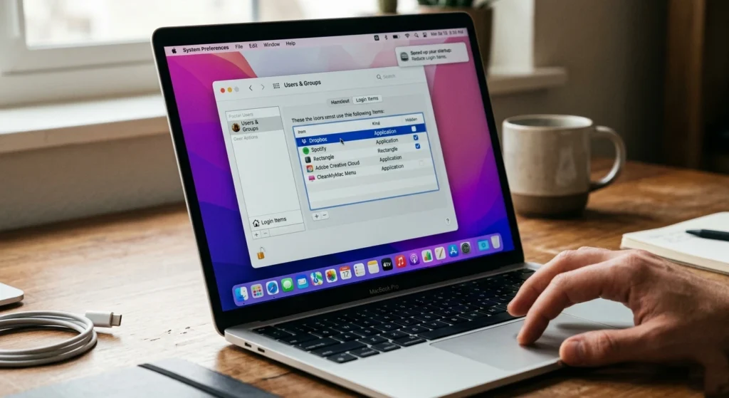 Manage Startup Items to Speed Up macOS Boot Time