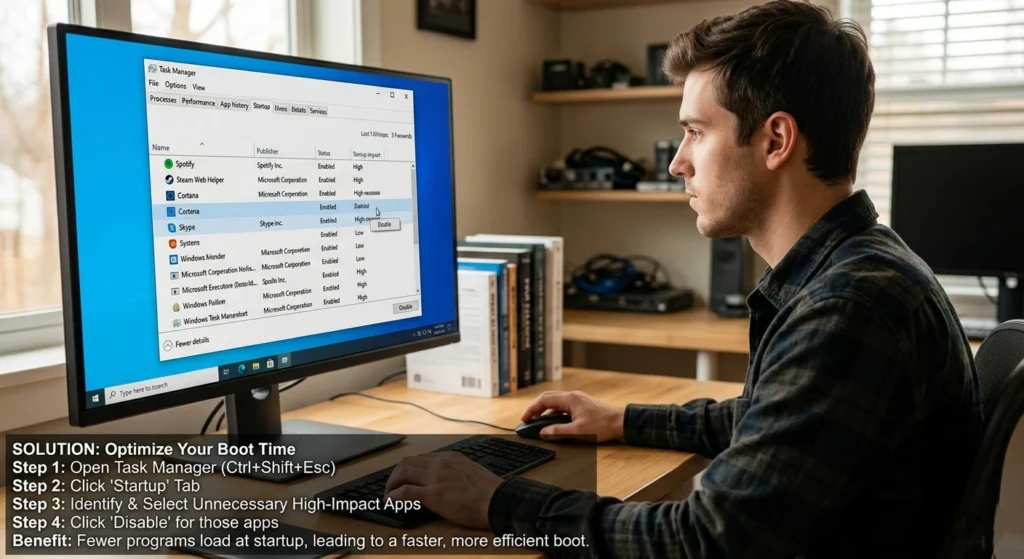 Manage Startup Programs to Improve Boot Time