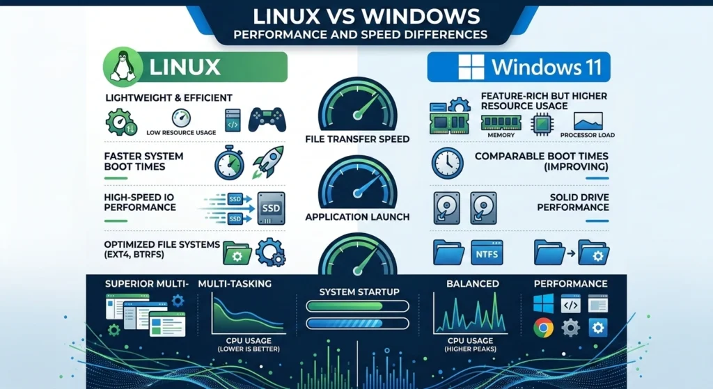 Performance and Speed Differences Performance and Speed Differences