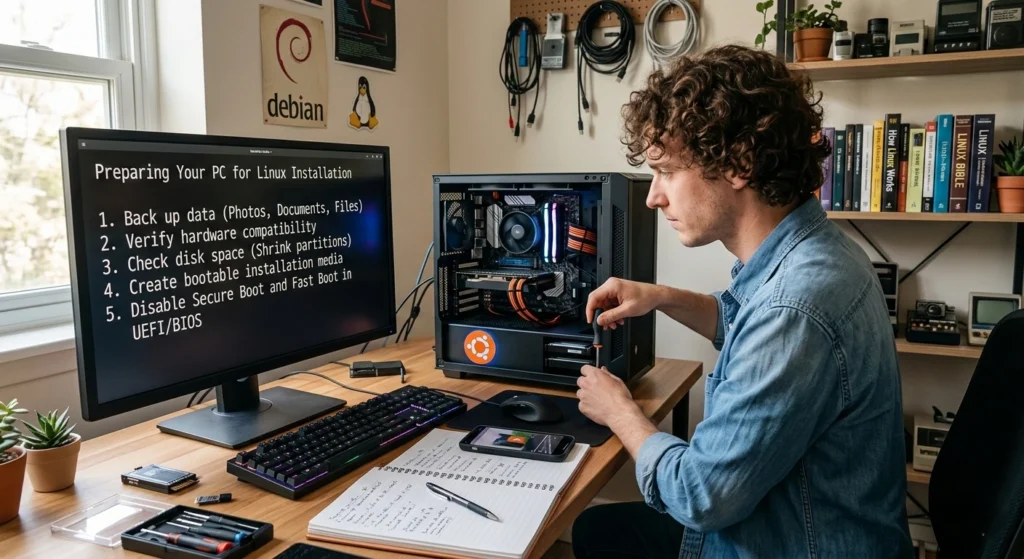 Preparing Your PC for a Linux Installation Preparing Your PC for a Linux Installation