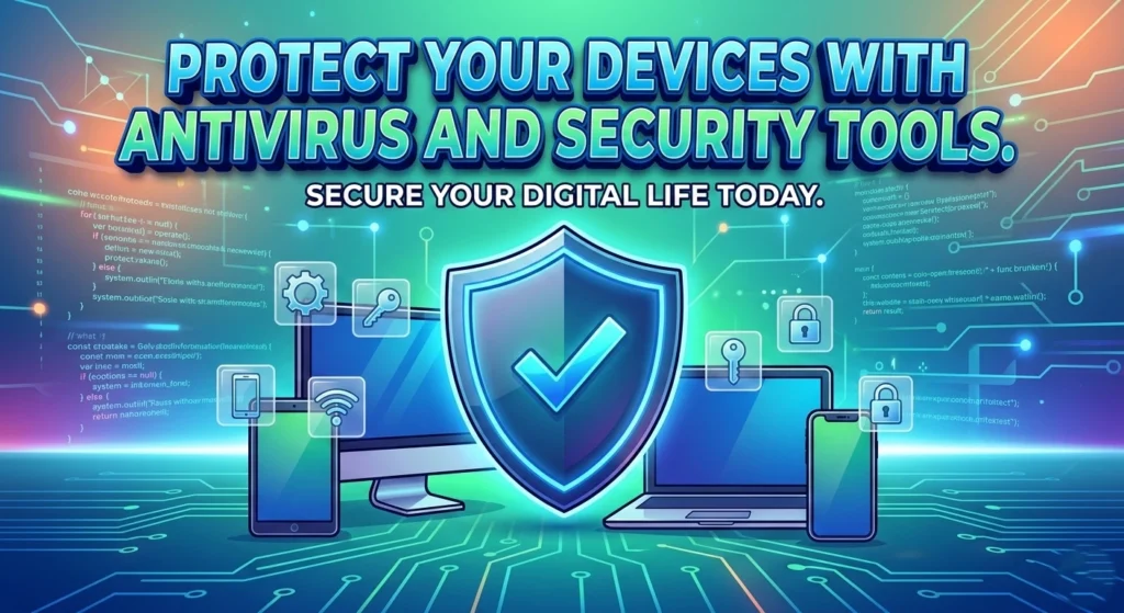 Protect Your Devices with Antivirus and Security Tools