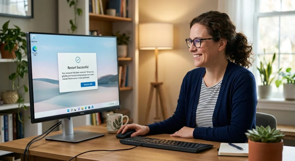 Restart Your Computer to Clear Temporary Glitches