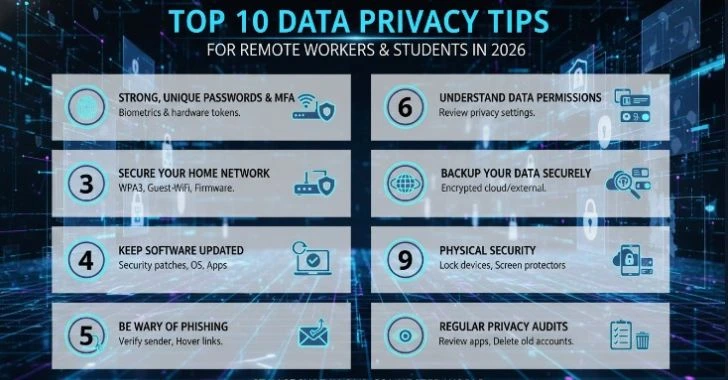 Top 10 Data Privacy Tips for Remote Workers and Students in 2026
