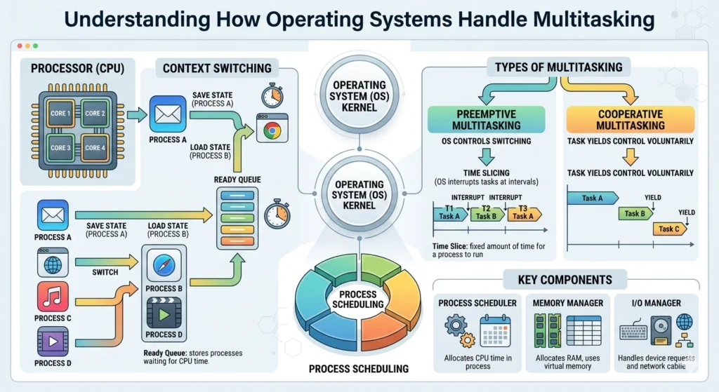 Understanding How Operating Systems Handle Multitasking