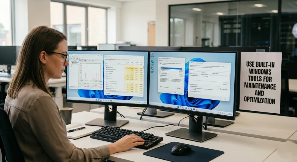 Use Built-in Windows Tools for Maintenance and Optimization