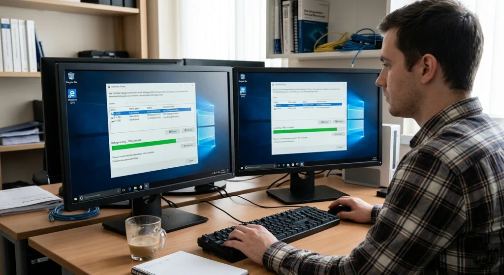 Use Disk Defragmentation or Optimize SSD for Better Speed