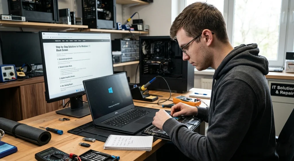 Step-by-Step Solutions to Fix Windows 11 Black Screen