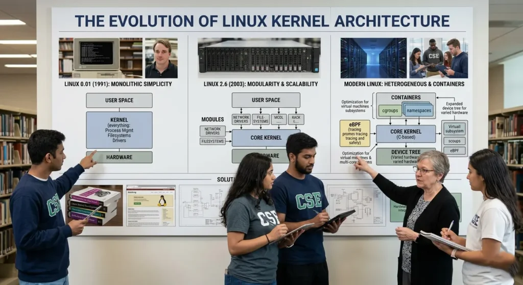 The Evolution of Linux Kernel Architecture