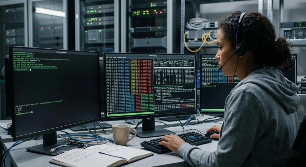 Using Logs and Commands to Diagnose Linux Issues