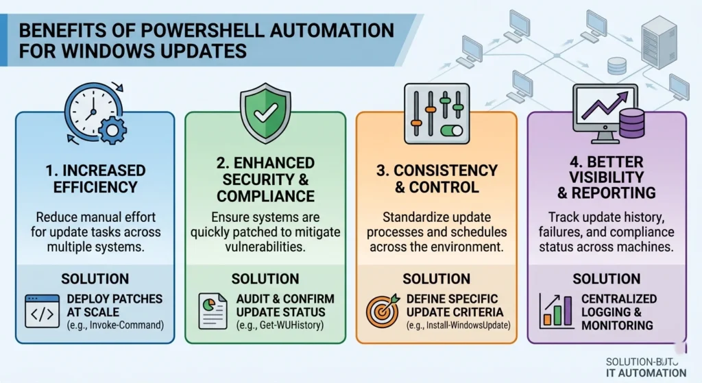Benefits of PowerShell Automation for Windows Updates