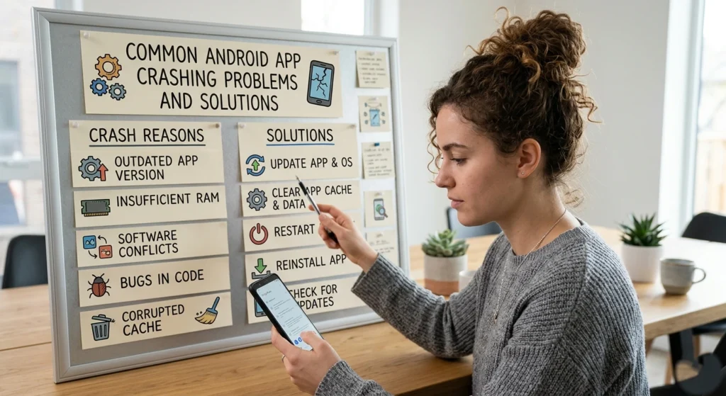 Common Android App Crashing Problems and Solutions