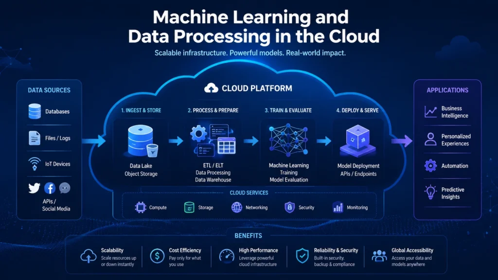 Machine Learning and Data Processing in the Cloud