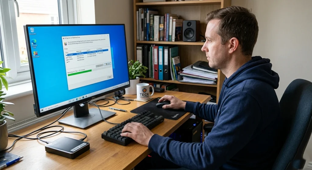 Optimize Your Hard Drive with Disk Defragmentation (for HDD)