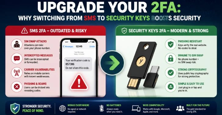 Upgrade Your 2FA Why Switching from SMS to Security Keys Boosts Security
